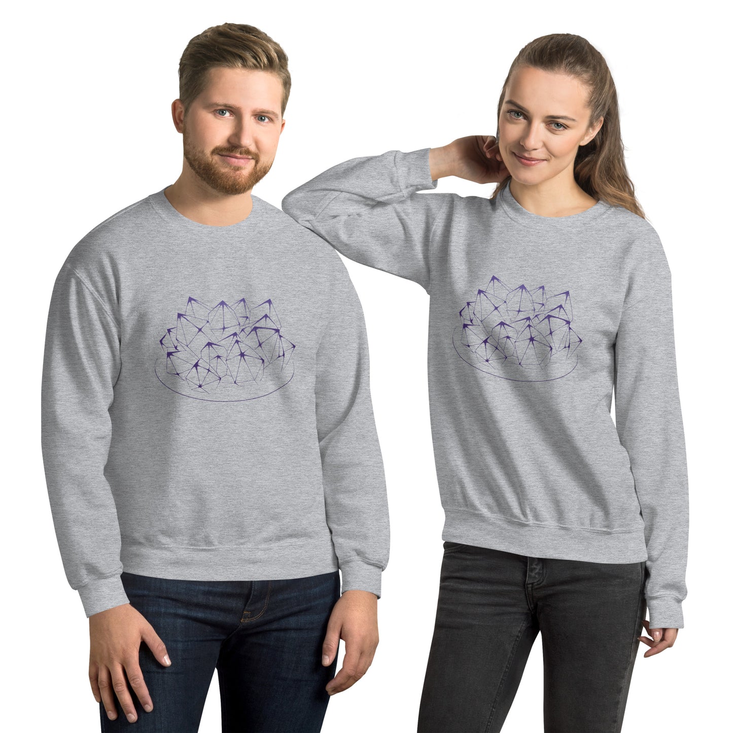 WaveTech Amethyst Farm Unisex Sweatshirt