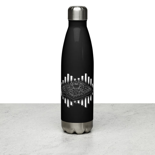 WaveTech Spawn Palace Wireframe Stainless steel water bottle